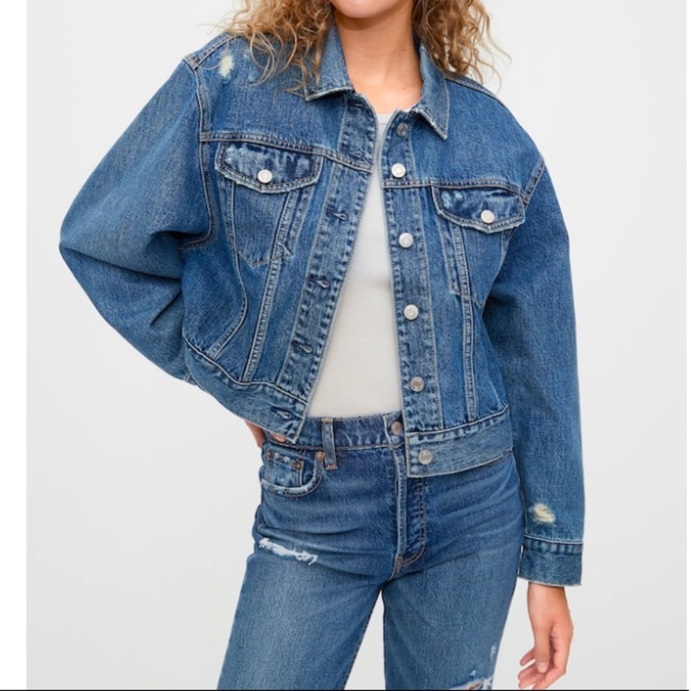Oversized Vintage Denim Jacket XL